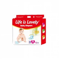 Doekachtige katoenen wegwerpluier